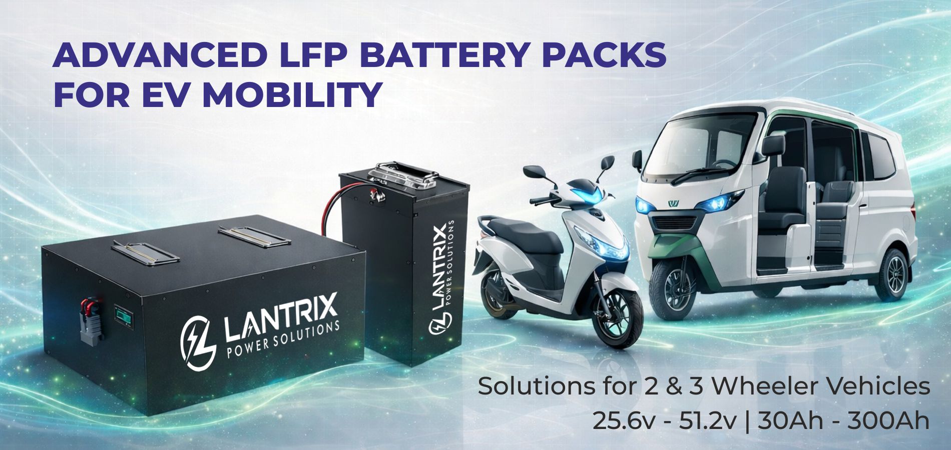 LiFePO4 Lithium Battery Pack Manufacturer in India – Lantrix Power